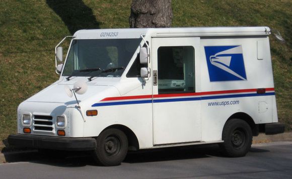 USPS car