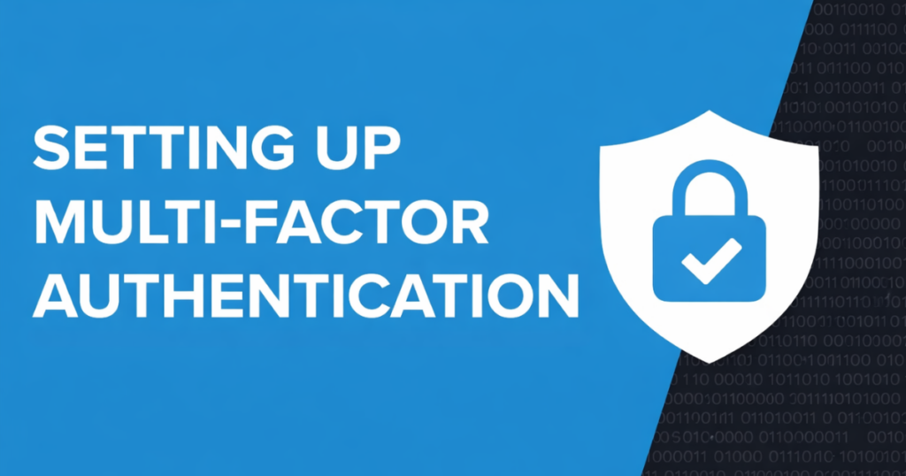 Setting up multi-factor authentication